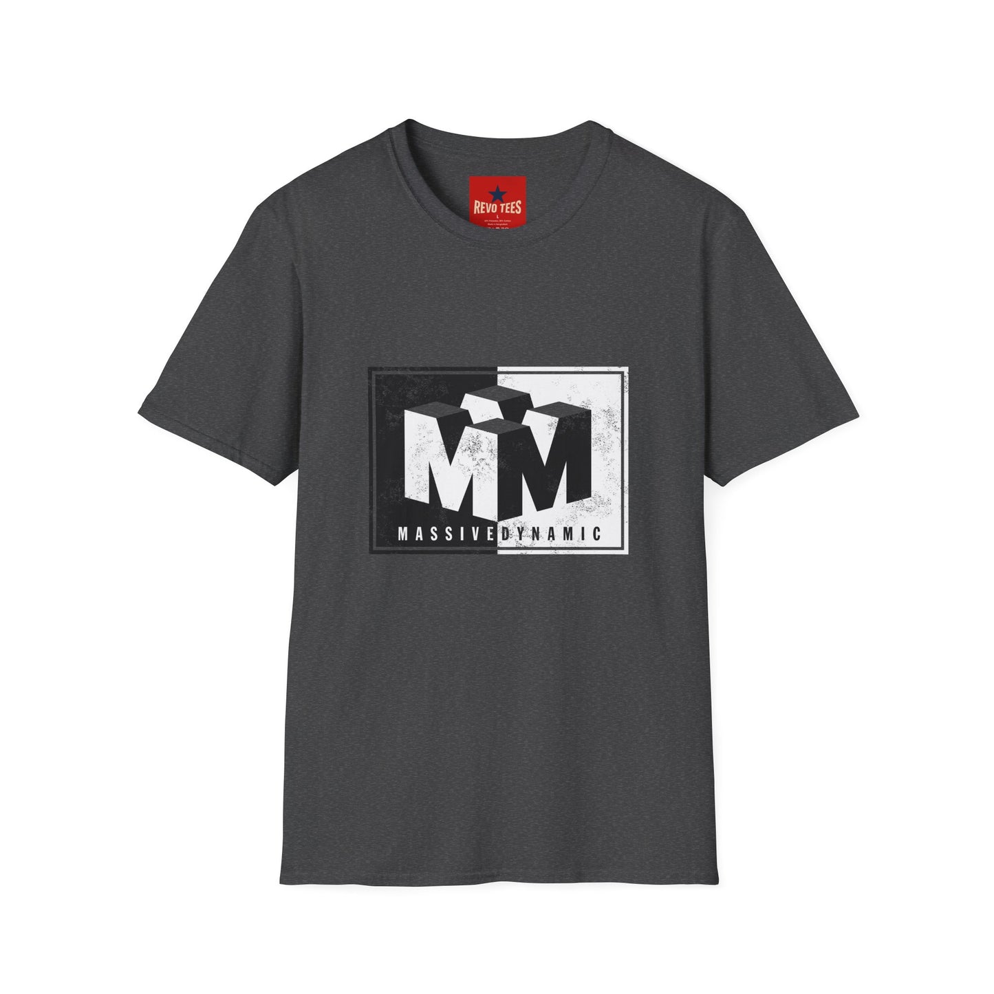 Massive Dynamic Logo T-Shirt — Distressed Graphic Tee