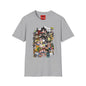 Anime Character Collage T-Shirt — Retro Studio Movie Tribute Tee