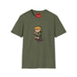 Link-Inspired Gamer Tee — Cute Chibi Hero Playing Handheld Console