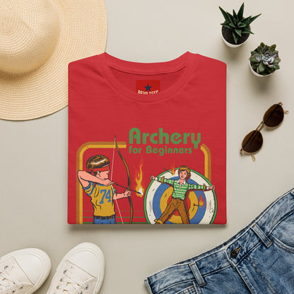 Archery for Beginners T-Shirt — Retro Kids' Archery Practice Graphic Tee