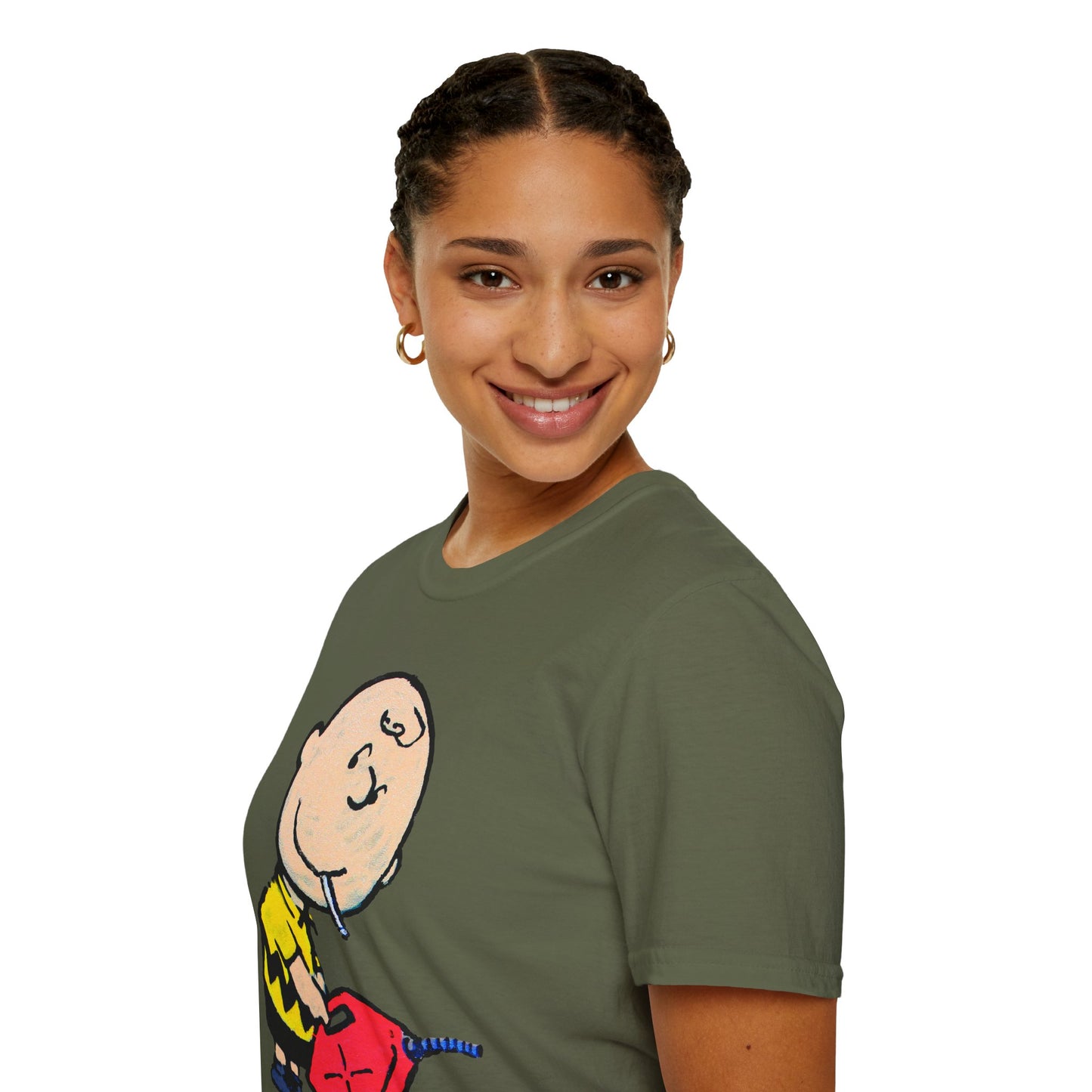 Banksy Novelty Cartoon Graphic T-Shirt — Naughty Charlie