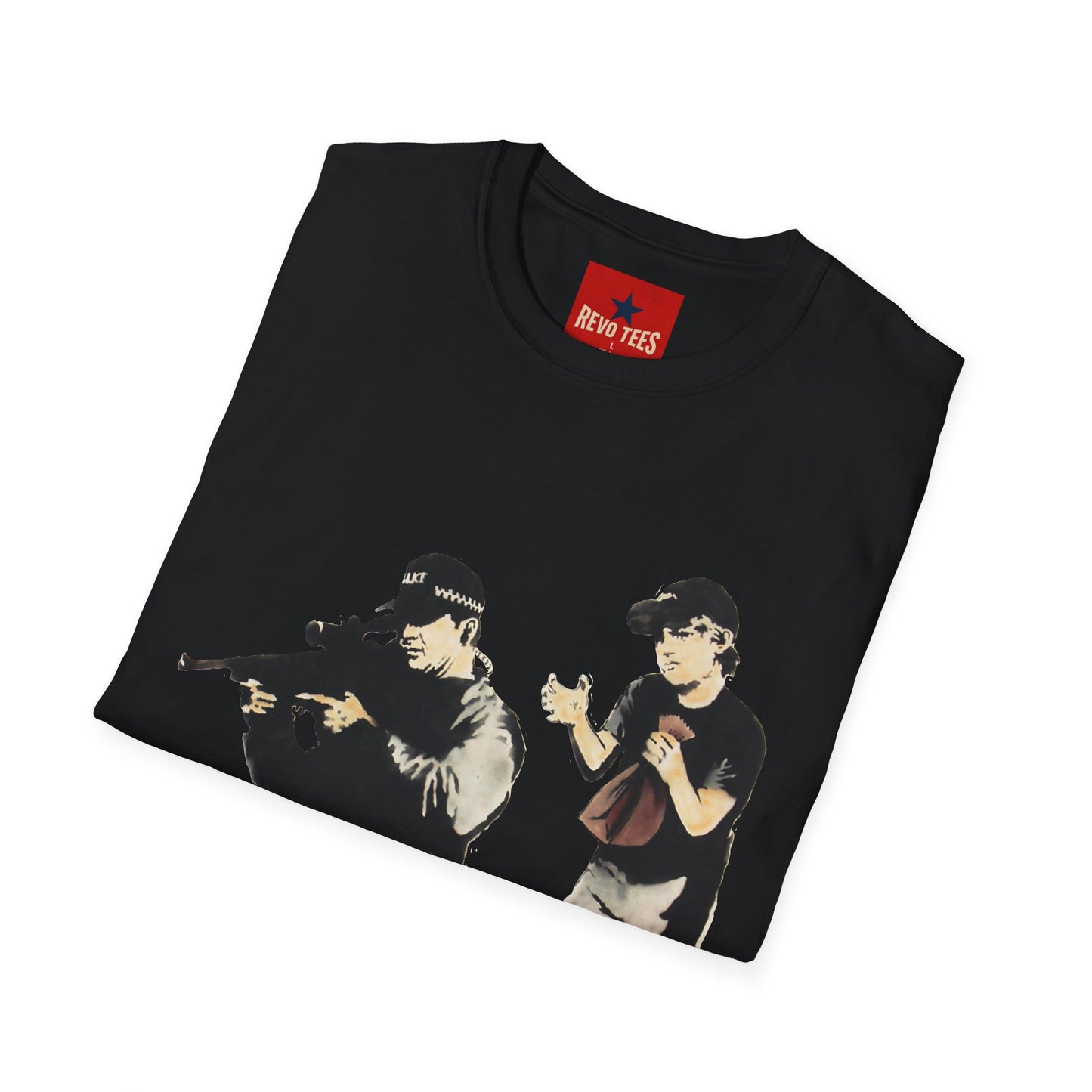 Banksy Sniper Graphic T-Shirt