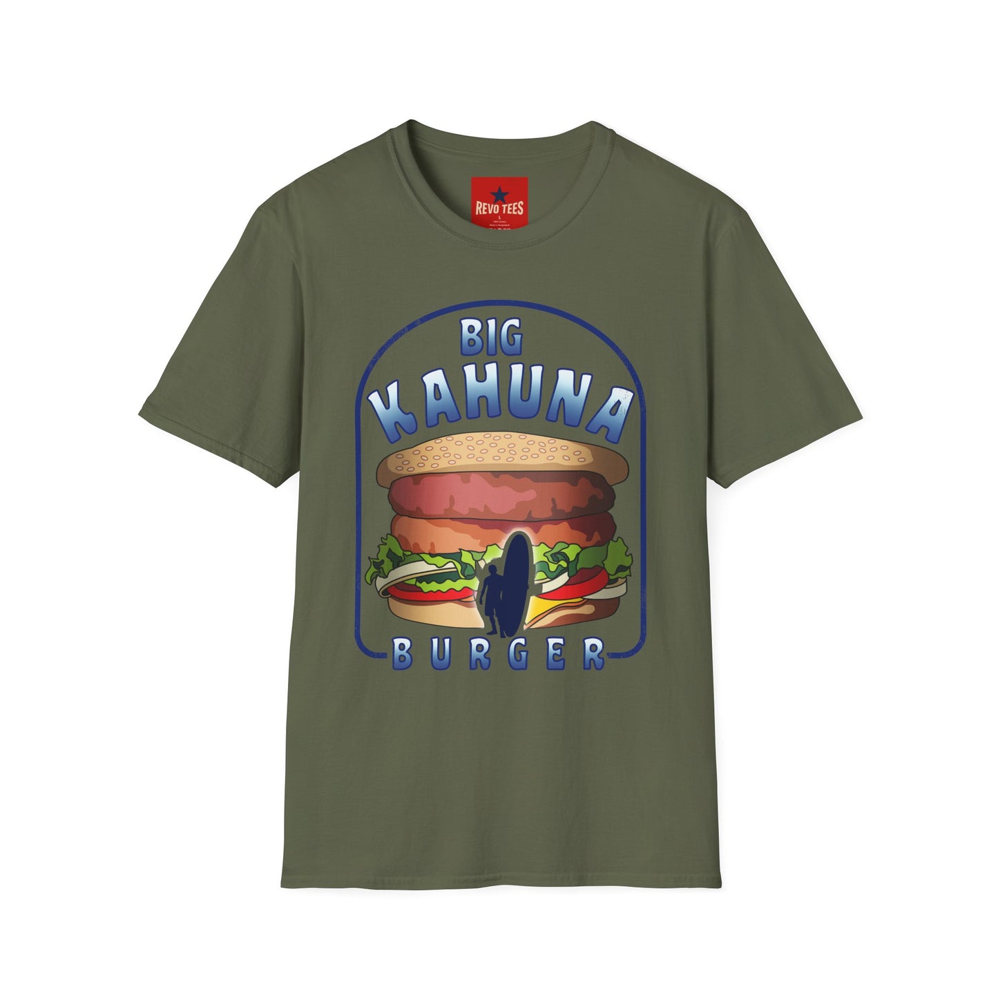 Big Kahuna Burger T-Shirt — Retro Surf-Inspired Burger Graphic Tee