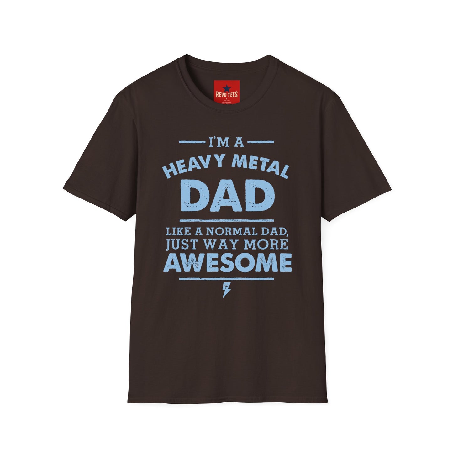 Heavy Metal Dad T-Shirt — "I’m a Heavy Metal Dad" Graphic Tee for Proud Fathers
