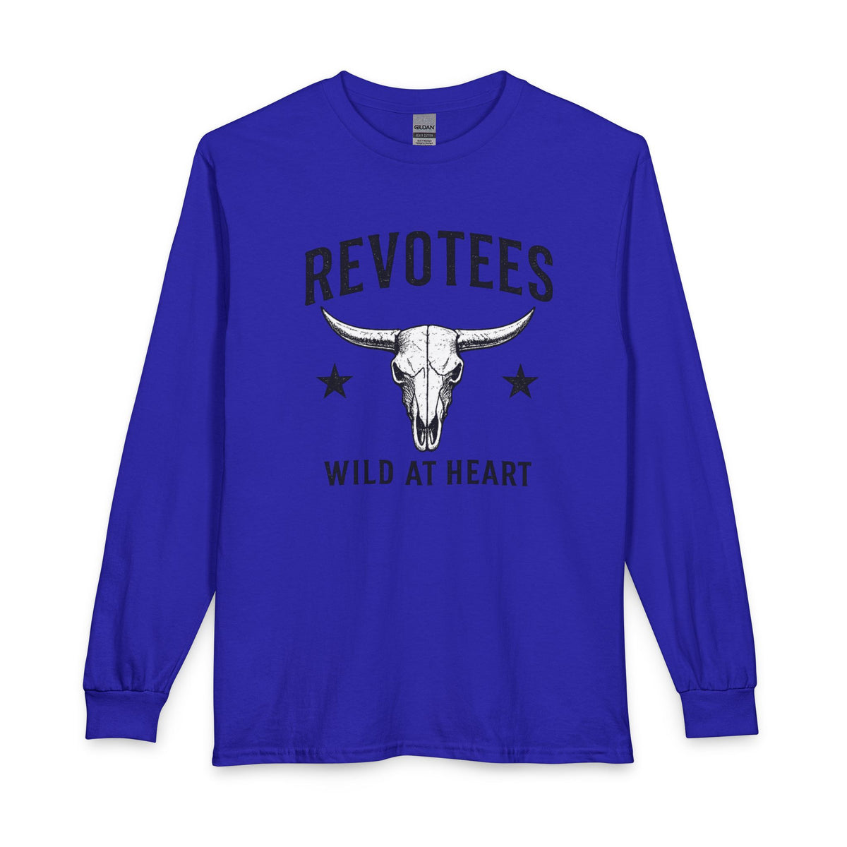 Revotees Long-Sleeve Wild at Heart Skull Graphic T-Shirt - alternate view 7