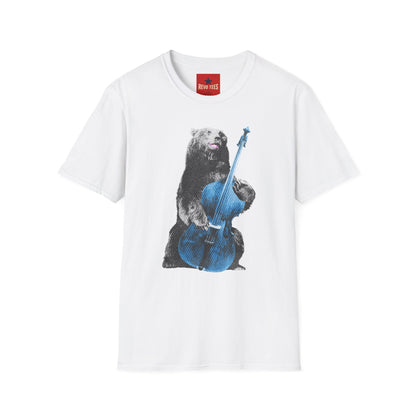 Bear Playing Cello T-Shirt — Cute Musical Animal Tee