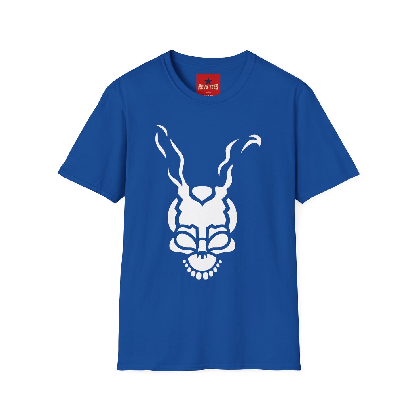 Frank Rabbit Skull T-Shirt — Surreal Horror Bunny Graphic Tee