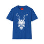 Frank Rabbit Skull T-Shirt — Surreal Horror Bunny Graphic Tee