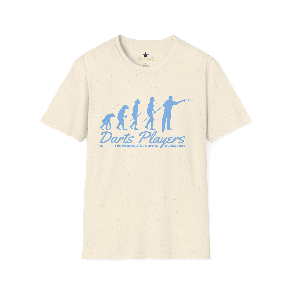 Revotees Darts Players Evolution Funny Darting Evolution Graphic for Players Fans T-Shirt - alternate view 6