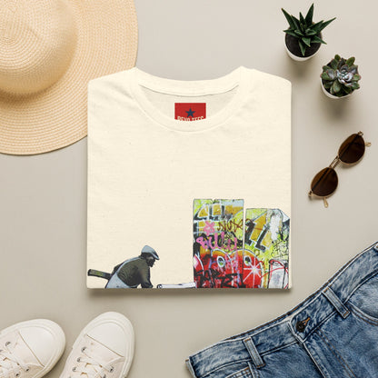 Banksy Graffiti Cleaner T-Shirt — Urban Street Art Tee