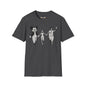 Revotees Banksy Graphic Retro Satirical Parade Design T-Shirt