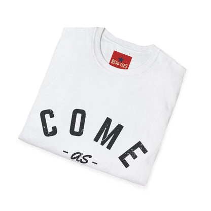 Come As You Are T-Shirt — Casual Vintage Lettering Tee