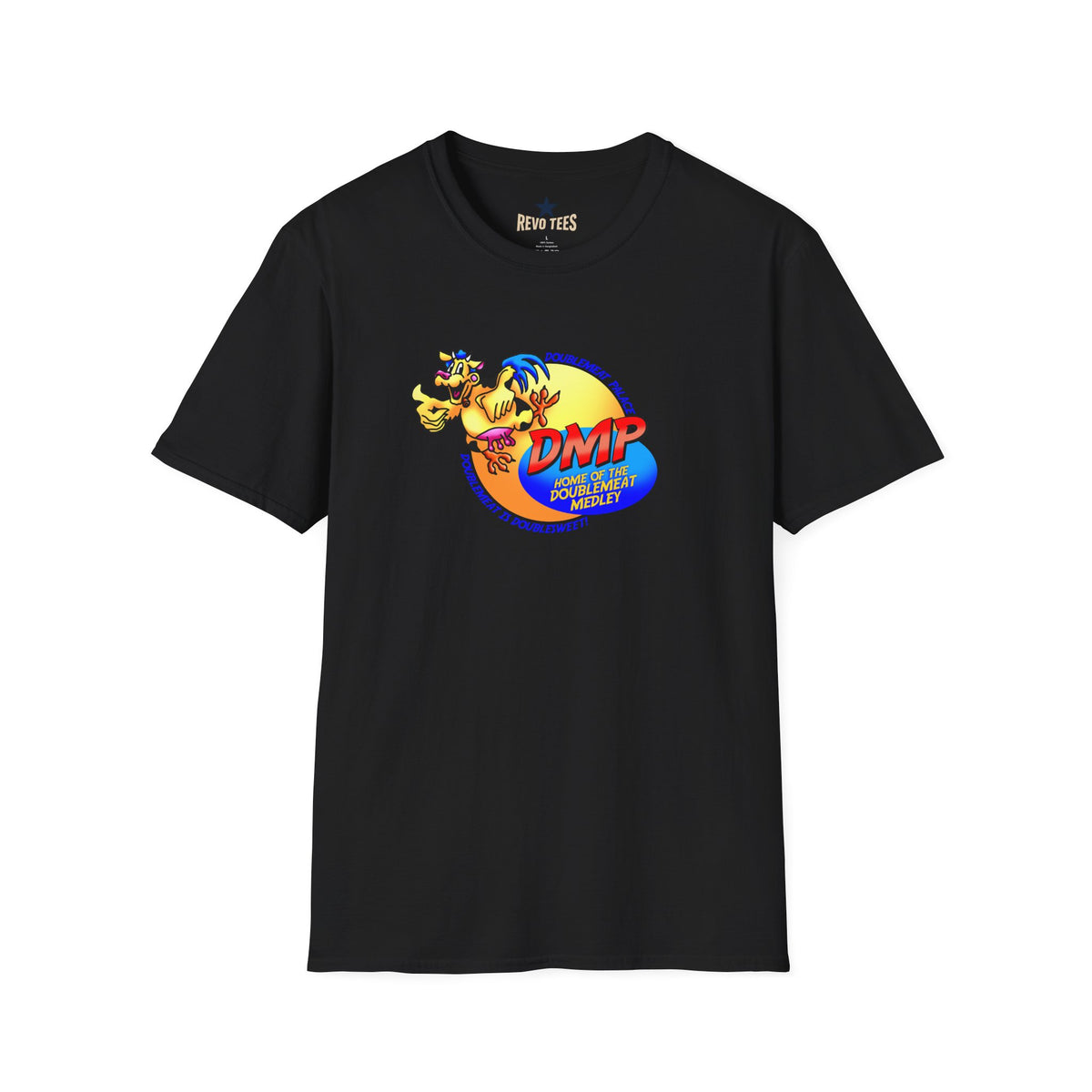 Revotees Dmp Doublemeat Medley Retro Mascot Graphic T-Shirt - alternate view 3