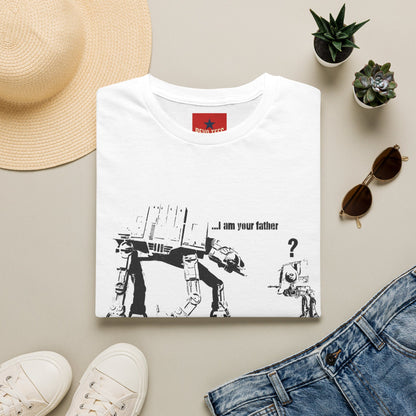 Banksy T‑Shirt — 'I am your father' Star Wars AT-AT Funny Graphic Tee