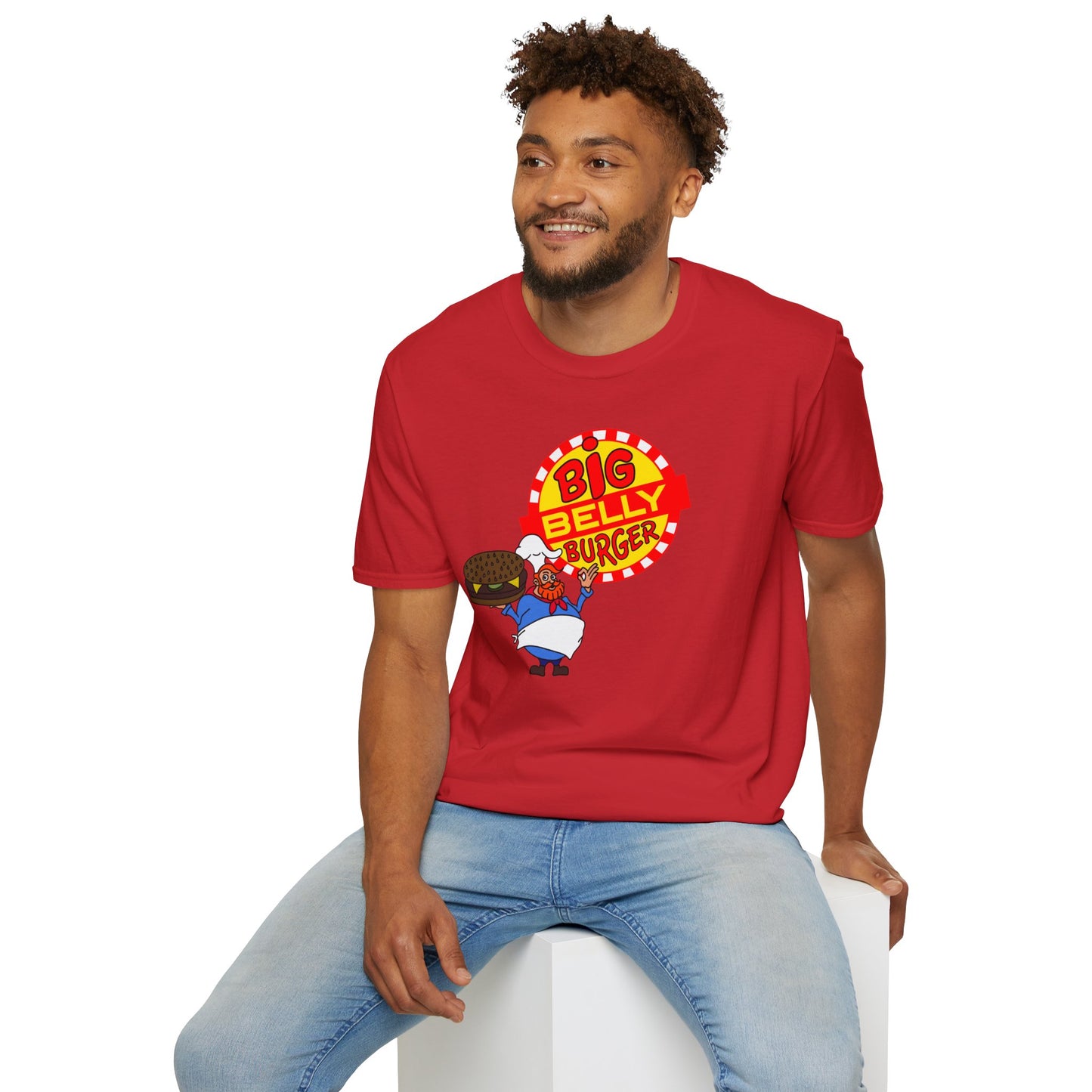 Big Belly Burger T-Shirt — Retro Fast Food Graphic Tee