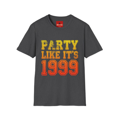 T‑Shirt — "Party Like It's 1999" Retro Gradient Tee