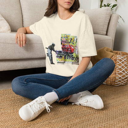Banksy Graffiti Cleaner T-Shirt — Urban Street Art Tee