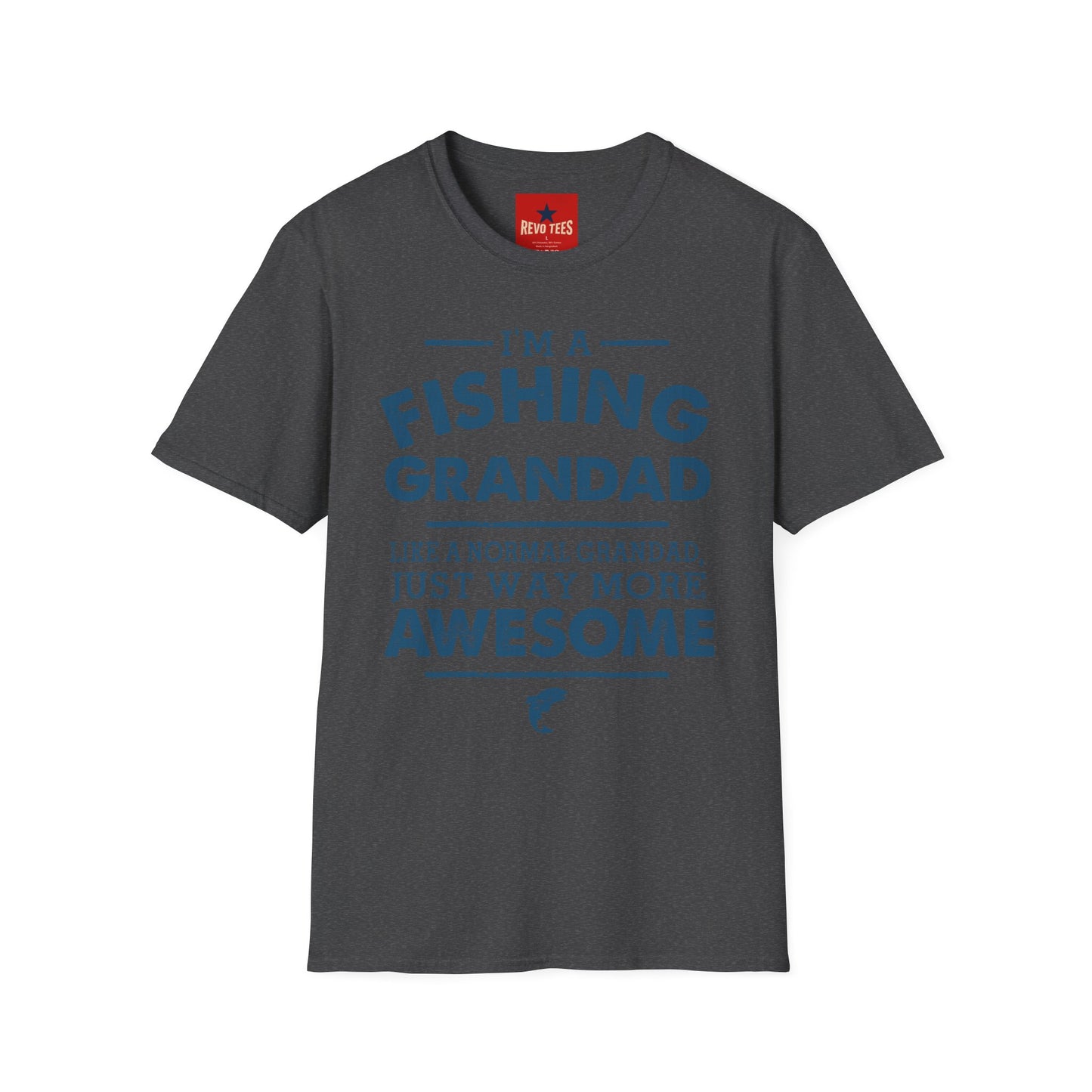 Fishing Grandad T-Shirt — "I'm a Fishing Grandad" Graphic Tee for Proud Grandpa, Father’s Day Gift