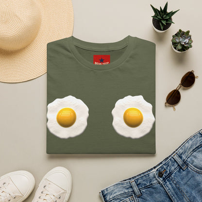 Eggs On My Mind T‑Shirt — Funny Fried Egg Graphic Tee