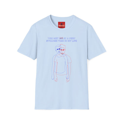 Vintage Doppelgänger Tee — "You Met Me at a Very Strange Time in My Life" Graphic T-Shirt