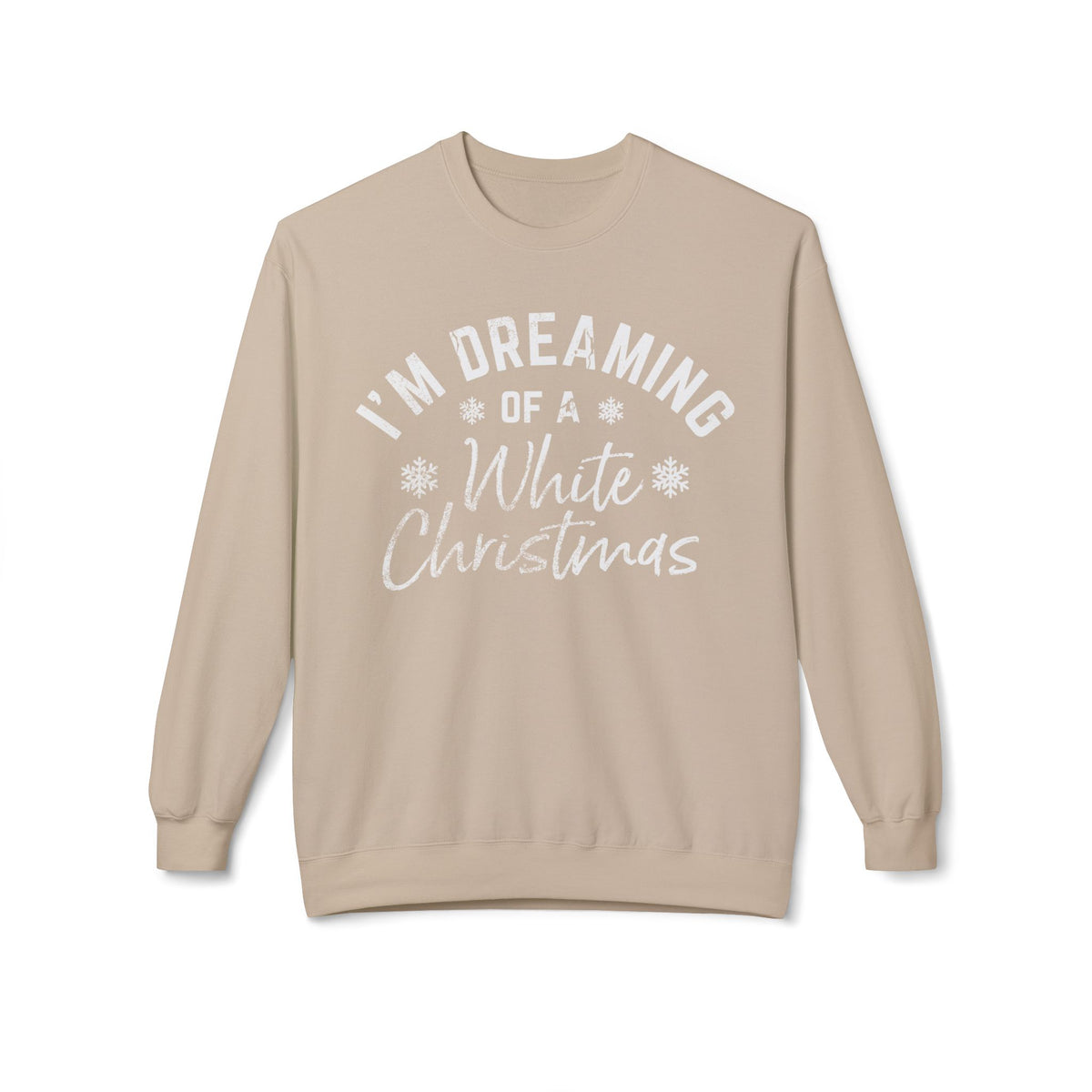 I'm Dreaming of a White Christmas - Lyrics on a Sweatshirt