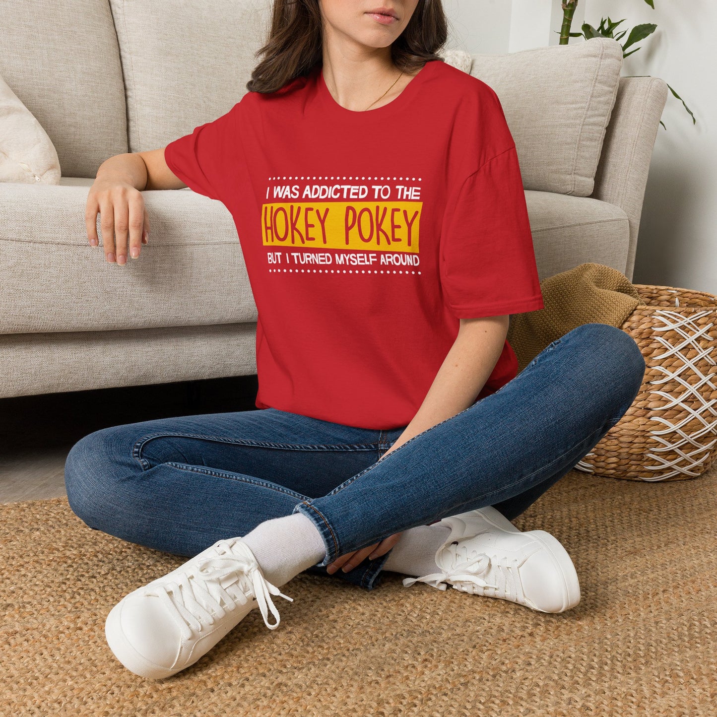Hokey Pokey Funny T-Shirt — "I Was Addicted to the Hokey Pokey" Graphic Tee
