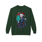 Christmas Reaper — 'Closed' Tombstone Holiday Horror Design Crewneck Sweatshirt