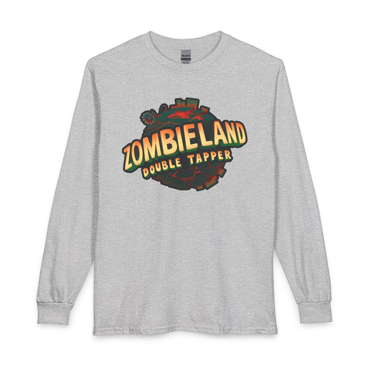 Zombieland Double Tapper Long Sleeve Tee — Retro Zombie Movie Graphic Shirt
