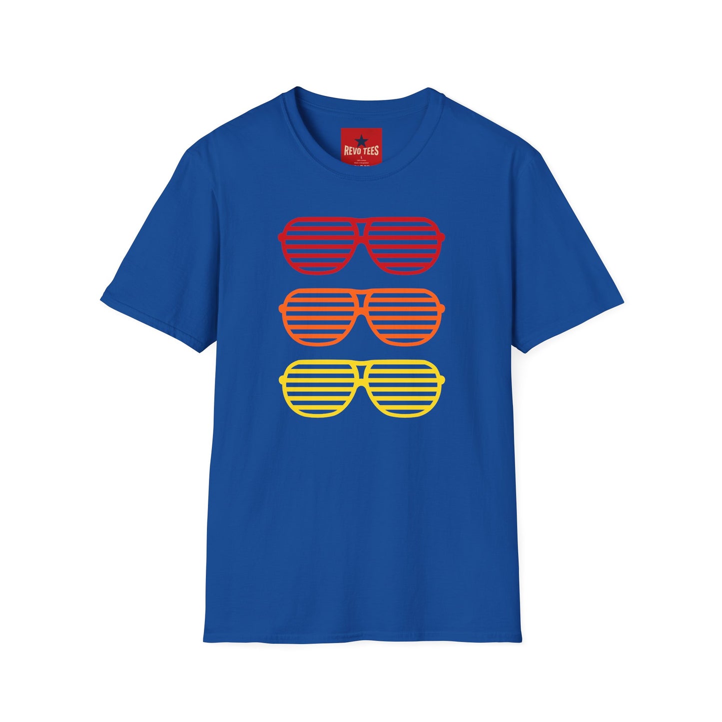 T-Shirt — Retro Shutter Shades Gradient Graphic