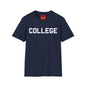 College Graphic T‑Shirt — Bold Campus Text Tee