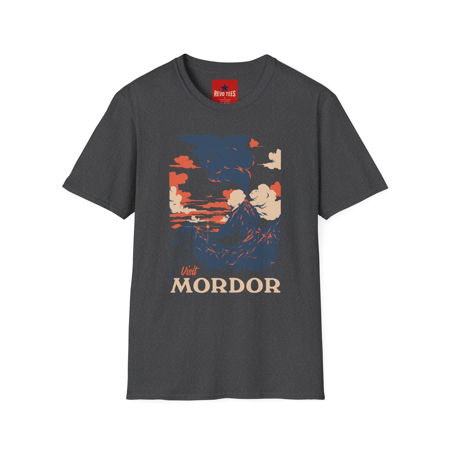 T-Shirt — Visit Mordor Vintage Travel Graphic Tee