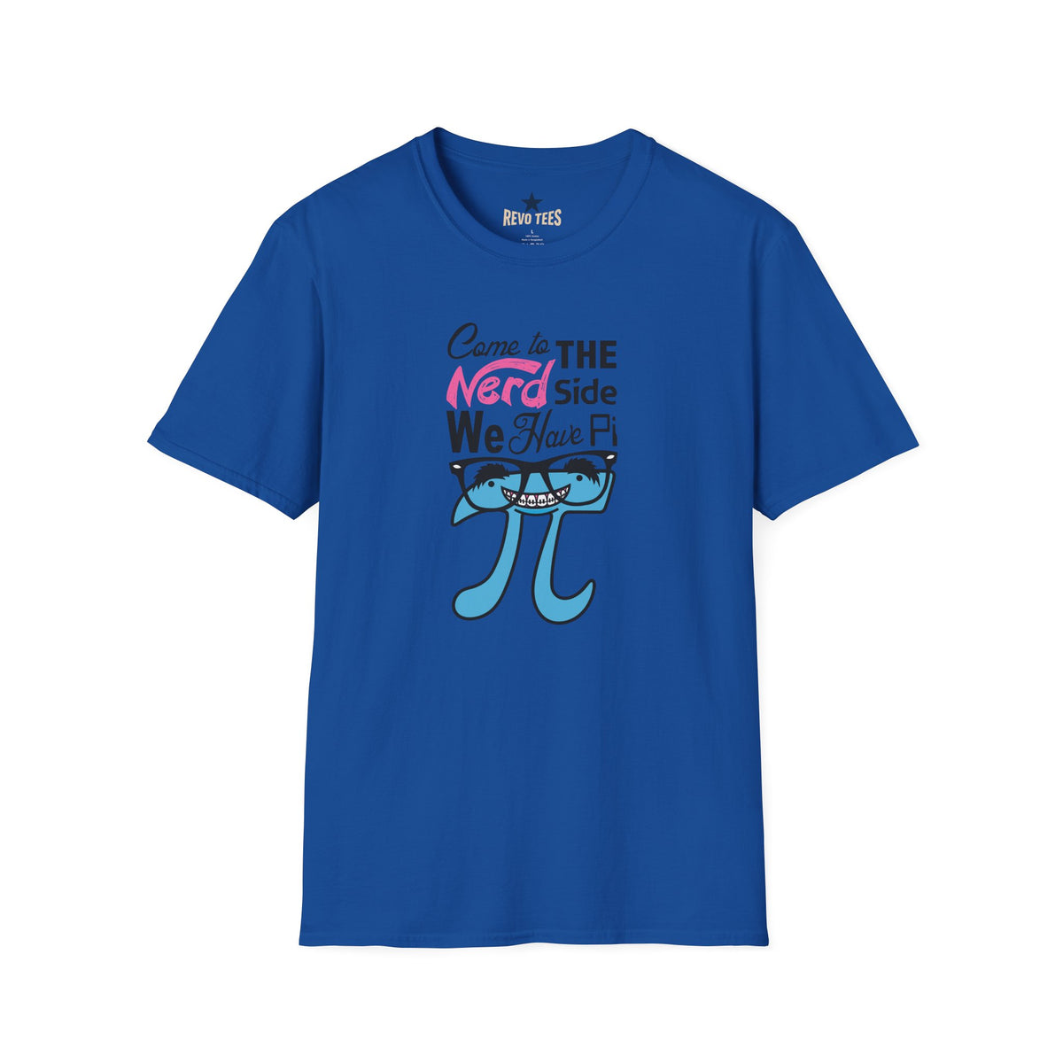 Revotees Nerd Side Pi Come to the Nerd Side We Have Pi Math Graphic T-Shirt - alternate view 7