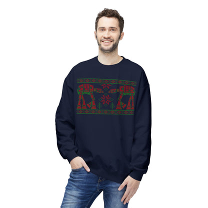 Star Wars AT-AT Holiday Sweater Crewneck Sweatshirt
