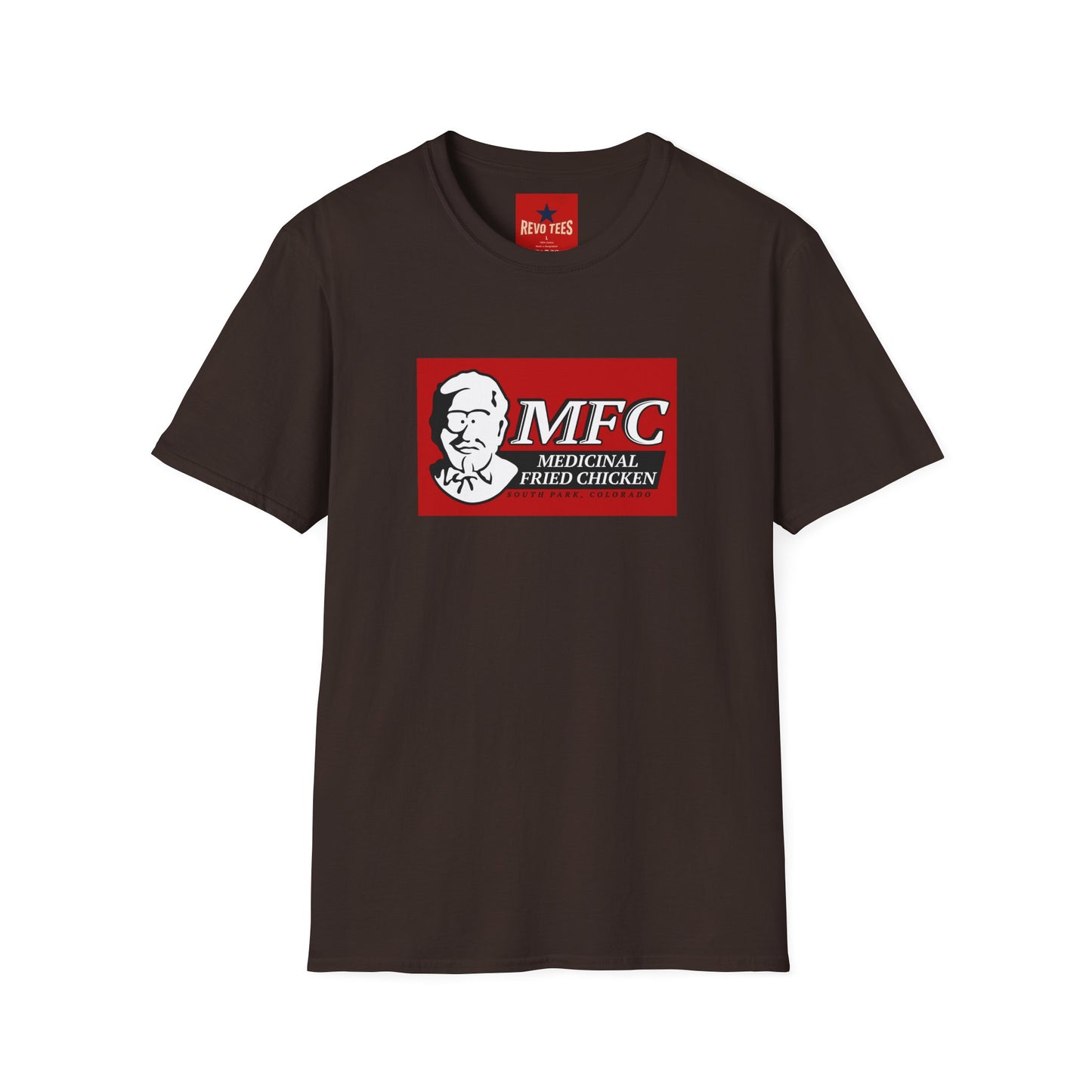 MFC Medicinal Fried Chicken T-Shirt — Retro Parody Fast Food Tee