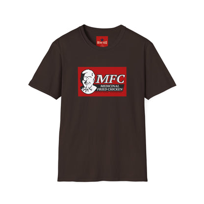 MFC Medicinal Fried Chicken T-Shirt — Retro Parody Fast Food Tee