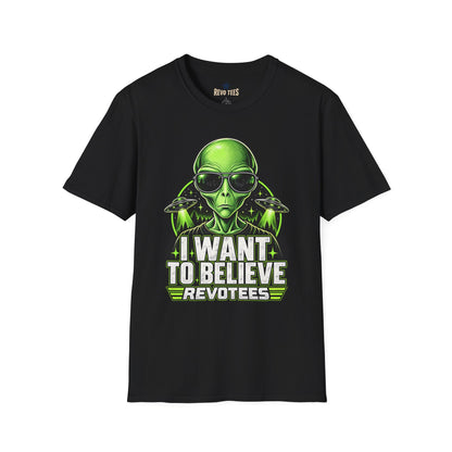 REVOTEES - I Want to Believe Alien T-Shirt