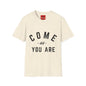 Come As You Are T-Shirt — Casual Vintage Lettering Tee