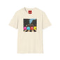 Pac‑City Arcade T‑Shirt — Retro Pixel Ghosts Crossing Graphic Tee