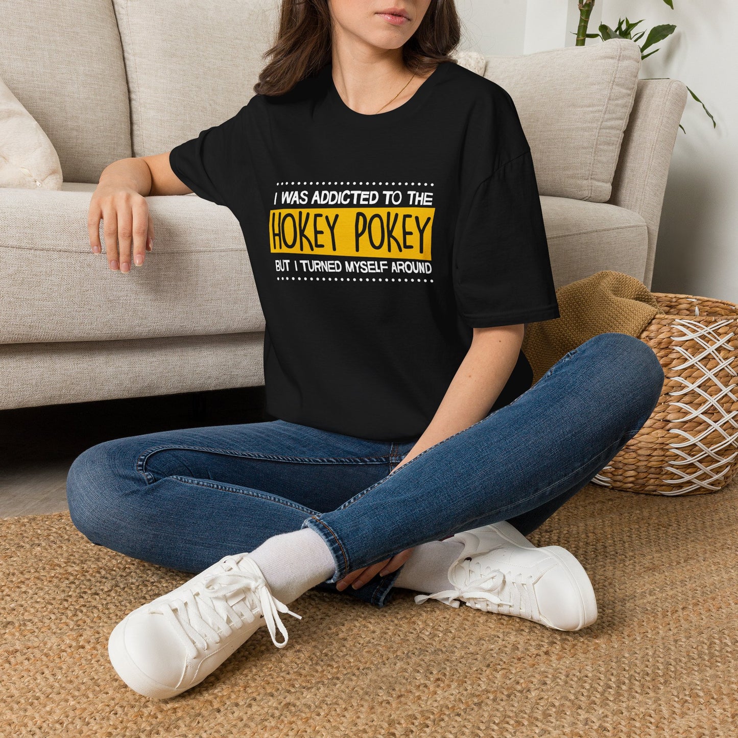 Hokey Pokey Funny T-Shirt — "I Was Addicted to the Hokey Pokey" Graphic Tee