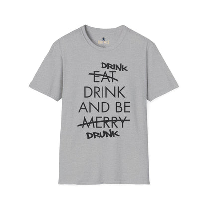 Revotees Drink Be Drunk Softstyle T-Shirt - alternate view 2