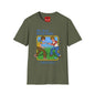 My First Knife Fight T-Shirt — Retro Dark Humor Graphic Tee