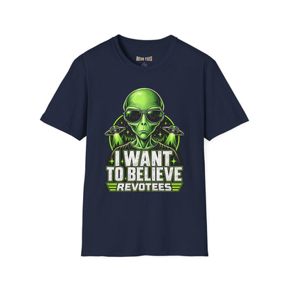 REVOTEES - I Want to Believe Alien T-Shirt