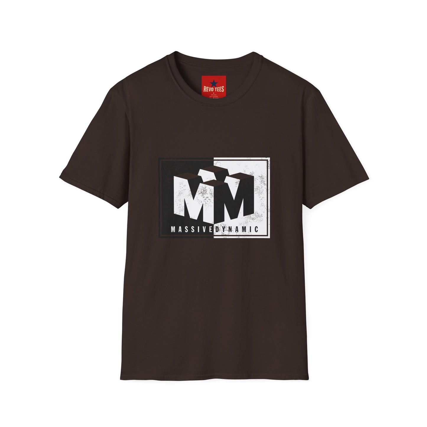 Massive Dynamic Logo T-Shirt — Distressed Graphic Tee