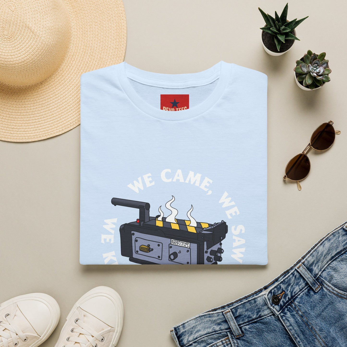 T‑Shirt — “We Came, We Saw, We Kicked Its Ass” Grill/BBQ Crew Tee