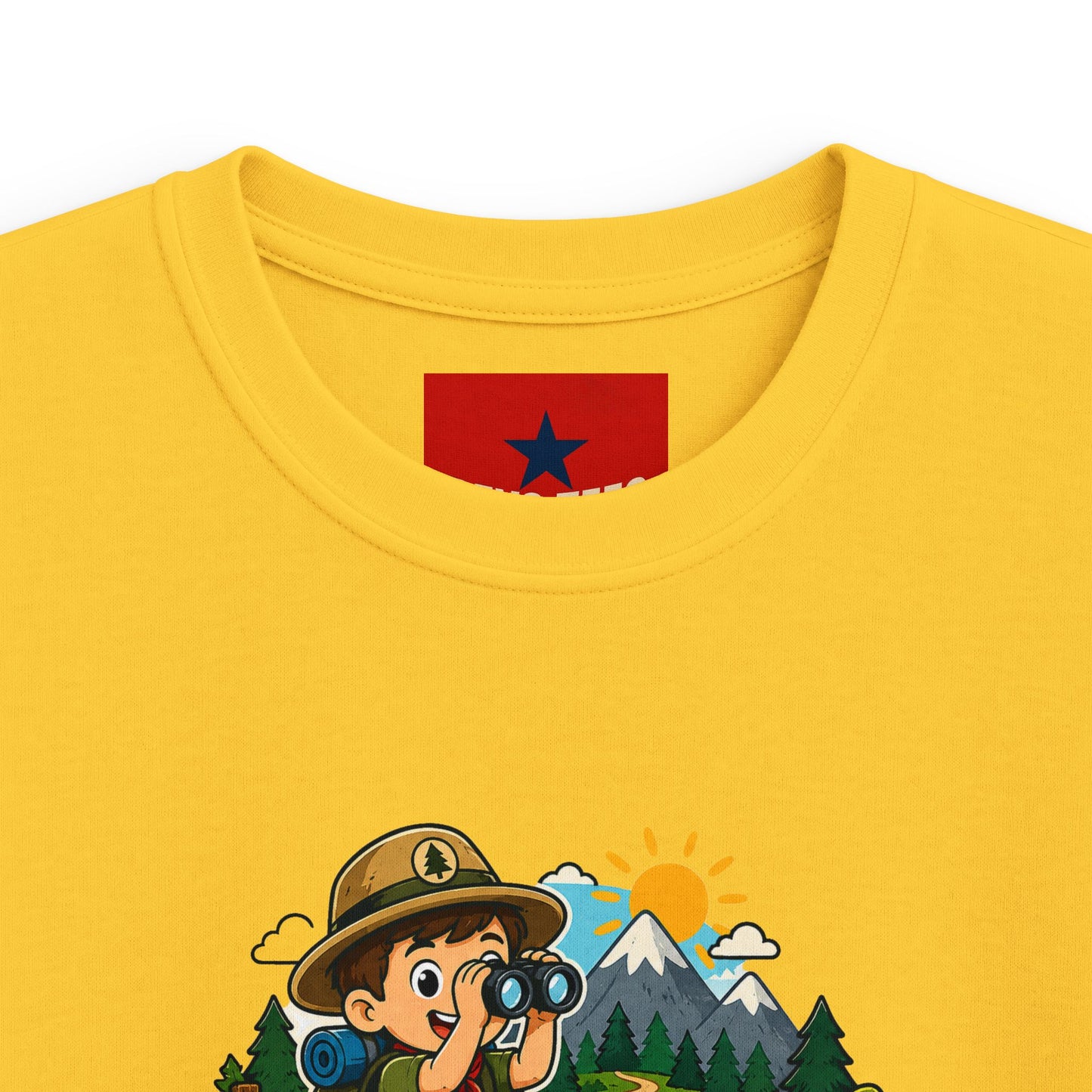 Little Trailblazer Kids Tee – Adventure Camping Graphic Shirt