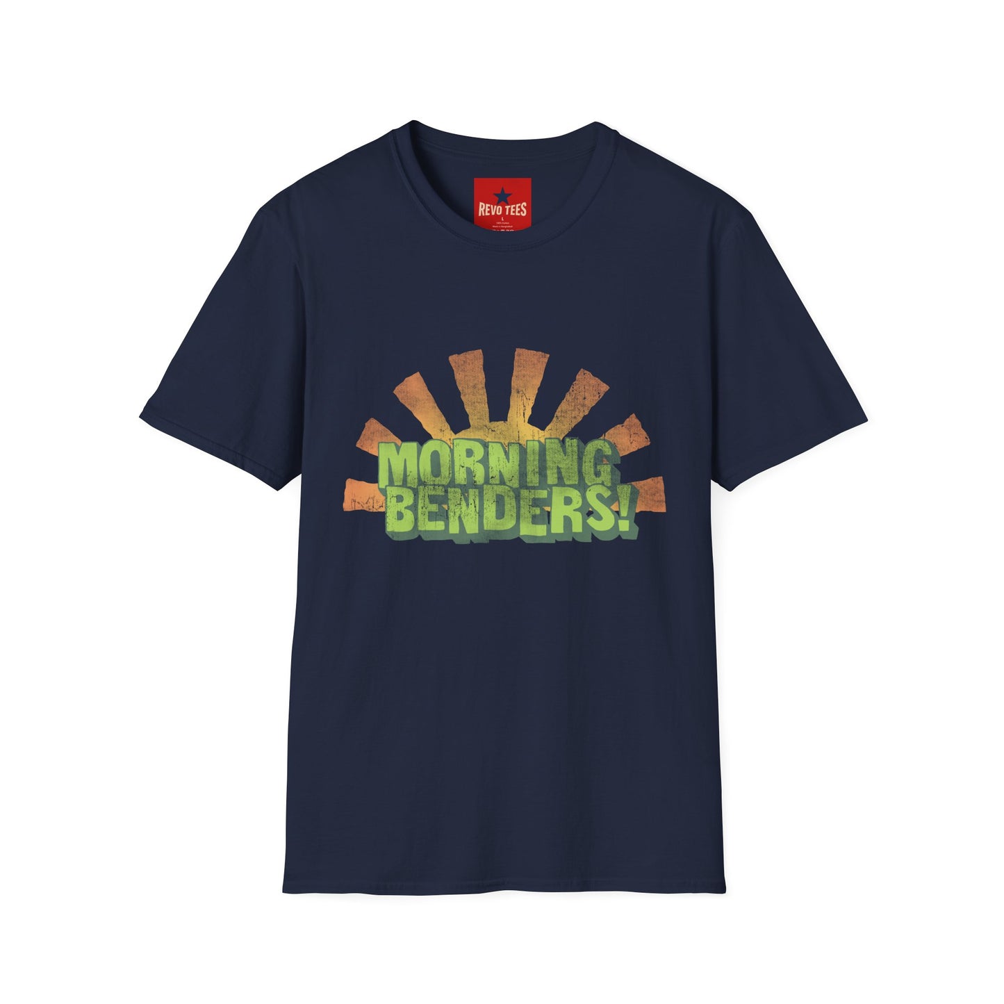 Morning Benders T-Shirt — Retro Sunrise Graphic Tee