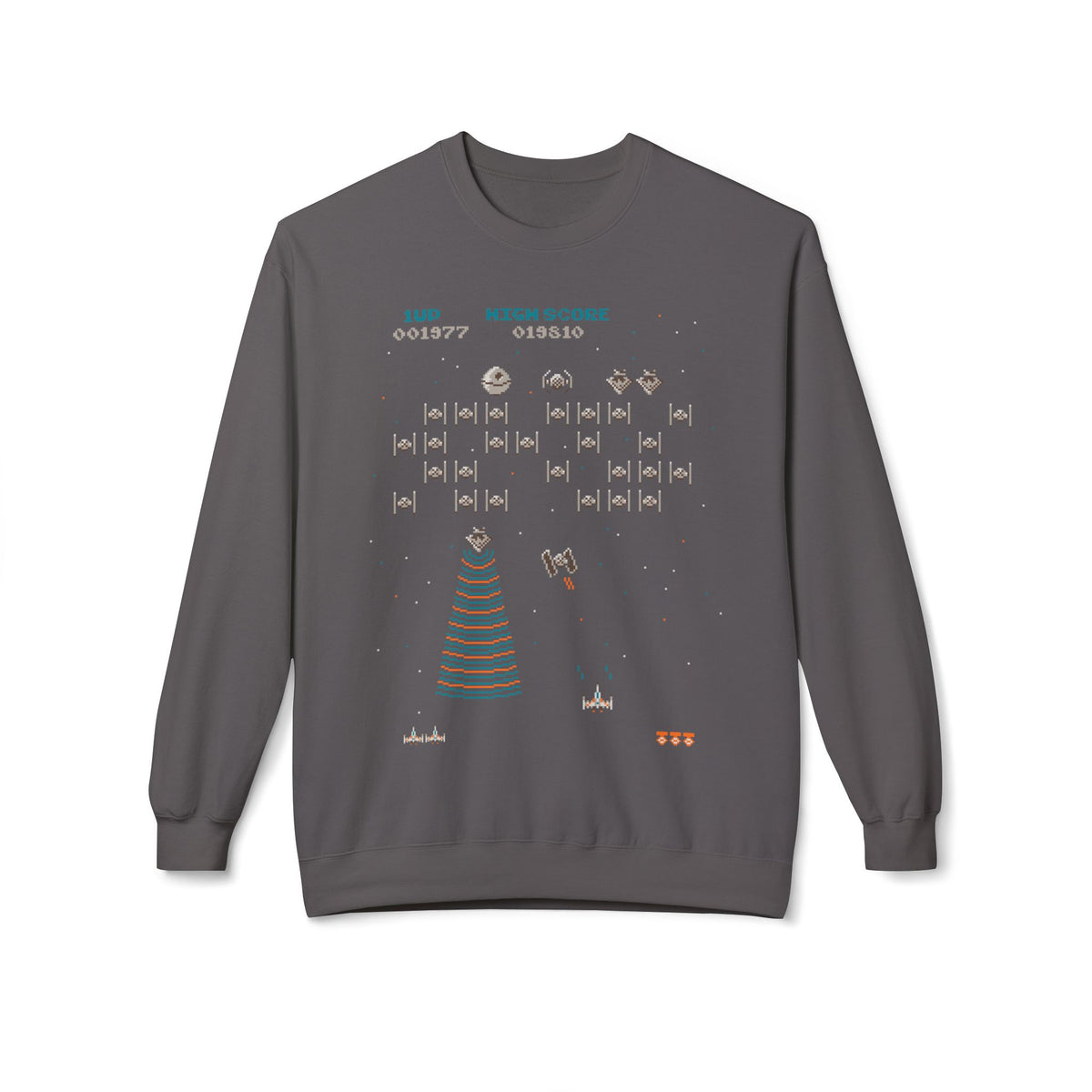 Retro Space Invaders Christmas Sweatshirt