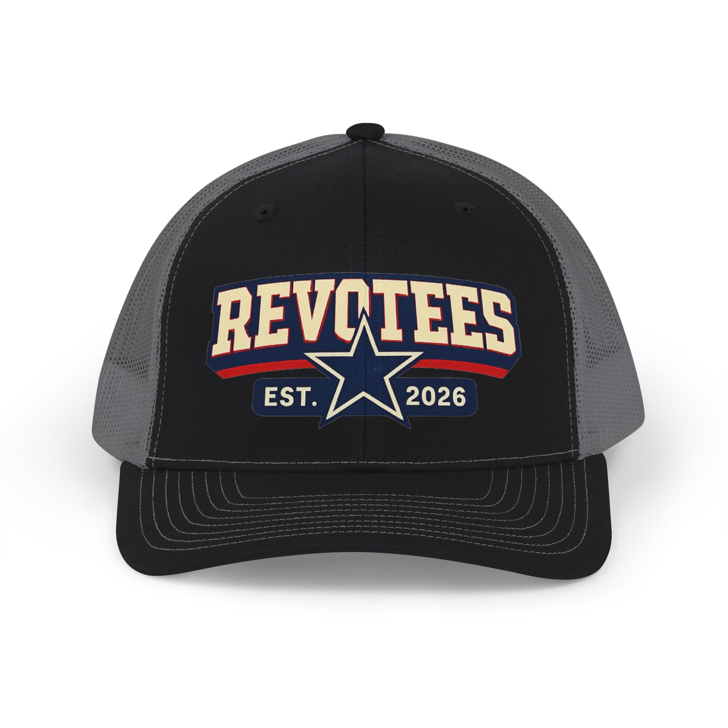 Revotees Snapback Trucker Cap — Est. 2026 Retro Star Logo