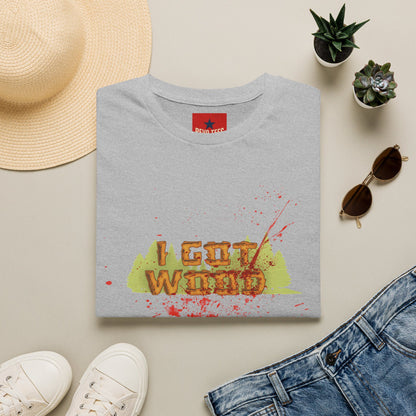 I Got Wood Funny Lumberjack T-Shirt — Camping, Outdoors & Carpenter Gift