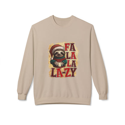 Fa La La La-Zy Sloth Christmas Sweatshirt